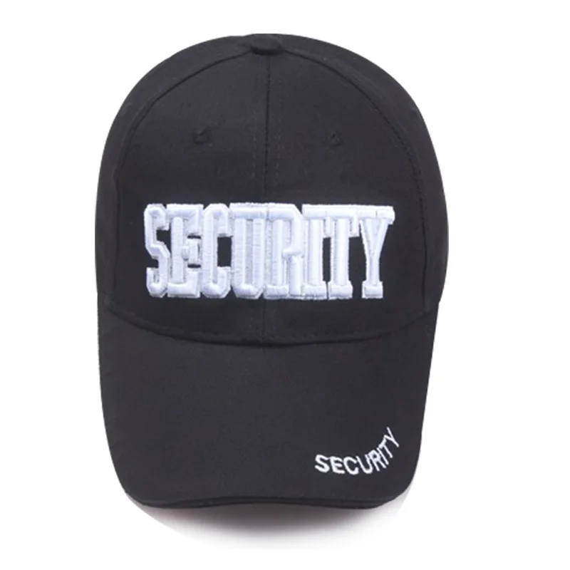 Embroidery Logo Security Guard Hats 3D Embroidery Logo Security Hat