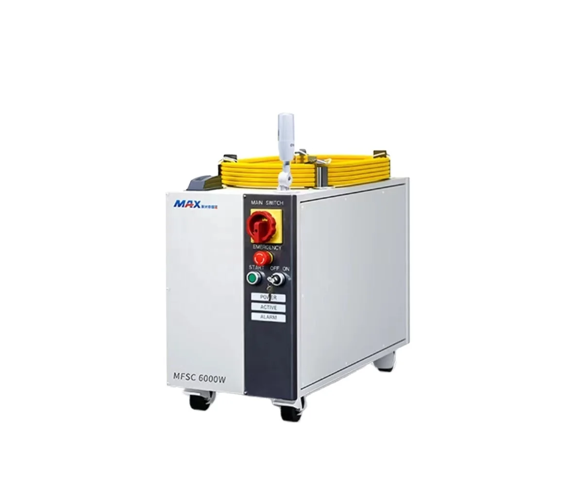 Yalet MAX 6000 Вт 3000 12000 Волоконно-Лазерная штамповочная машина для резки и сварки один модуль оригинальный лазерный источник