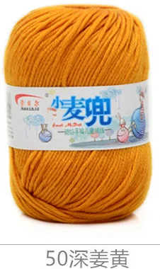 Dimuni 6Ply по оптовым ценам Детские дизайнерские свитера ручной вязки крючком молочная Хлопковая Пряжа пряжа из смешанного волокна