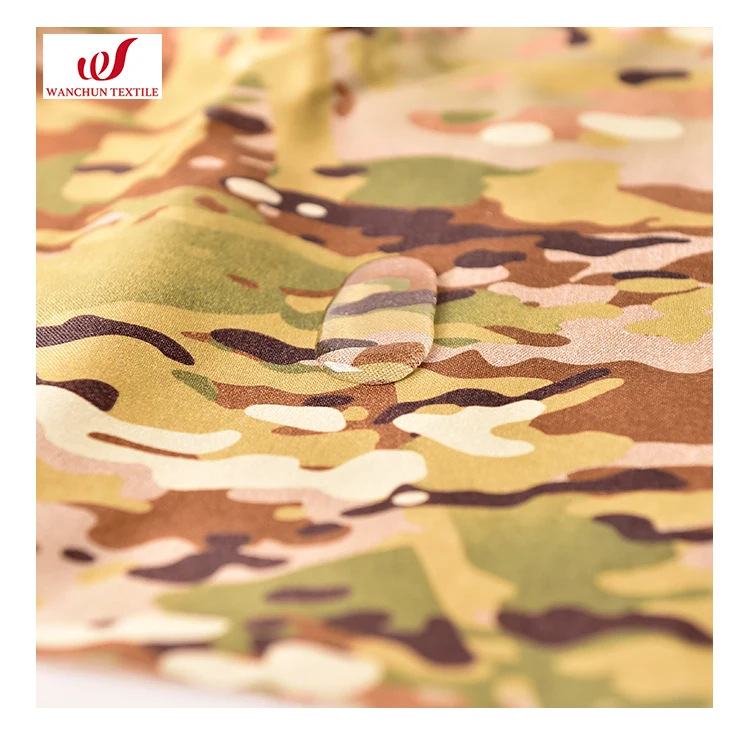 100% Nylon CORDURA  500DX500D Military Printed PU Waterproof Fabric for Bag Outdoor