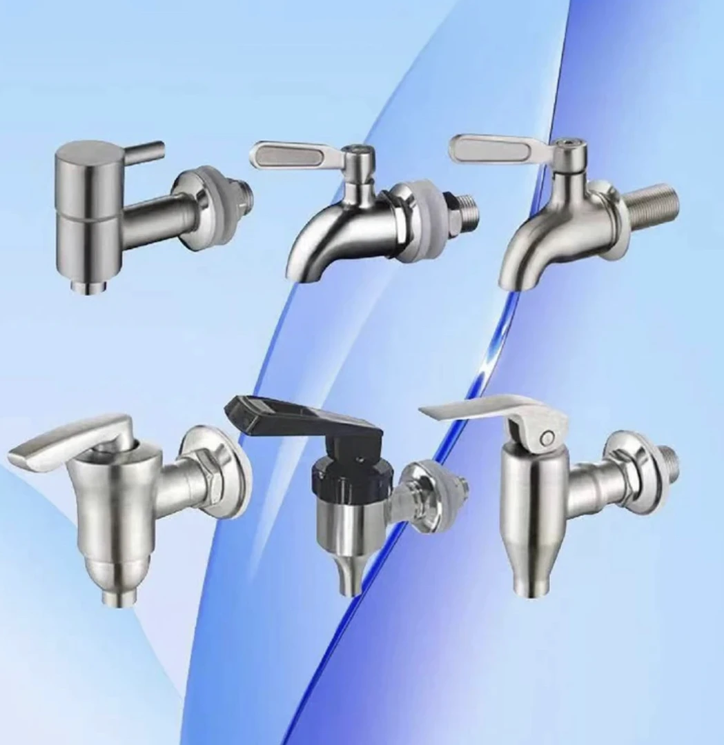 Steel Beverage Juice Dispenser Replacement Wine Barrel Spigot Beer Faucet