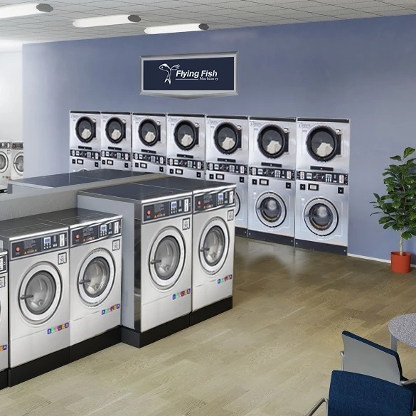 Commercial Self Service Laundromat Coin Laundry Washing Machine and Dryer Equipment Price for Starting a Business