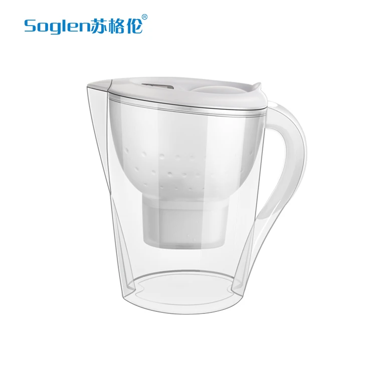 Alkaline pitcher filter water bottle household water pitcher Activated carbon water bottle with filter Hervidor de agua