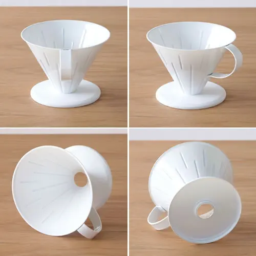 Japanese High Quality Enameled Cone Shaped Pour Over Coffee Dripper