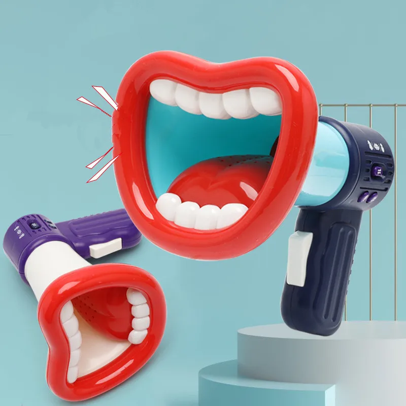 Family Interactive Kids Microphone Speaker Voice Change Toy Funny Game Voice Changer Toy