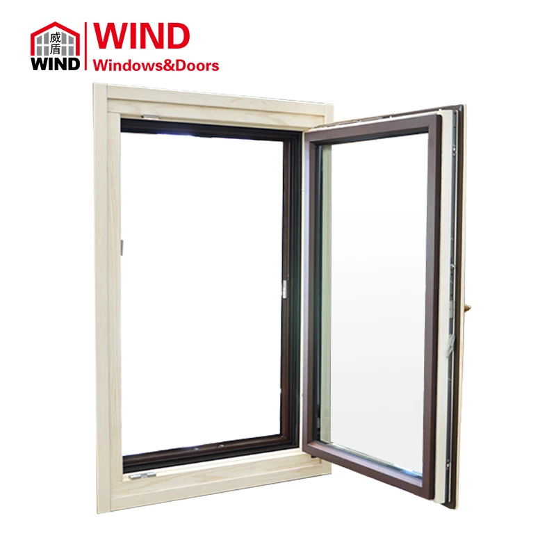 WIND is a hot seller. It can be equipped with modern design aluminum clad wood windows with excellent thermal insulation