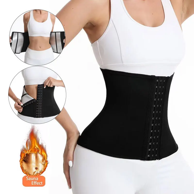 Waist Trainer Women Shapewear Bodysuit Shapewear Fitness Exercise Hip Lift Belly Band Sweat Girdle Waist