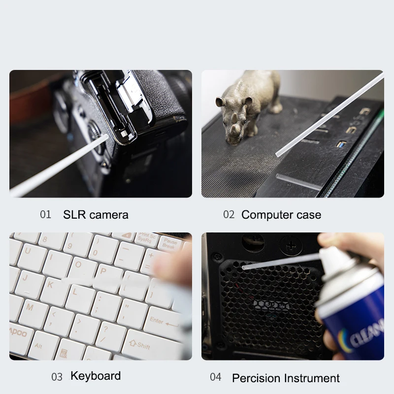 
Non Combustible 300ml Keyboard Computer Portable Cleaner Compressed Gas Air Duster Spary 