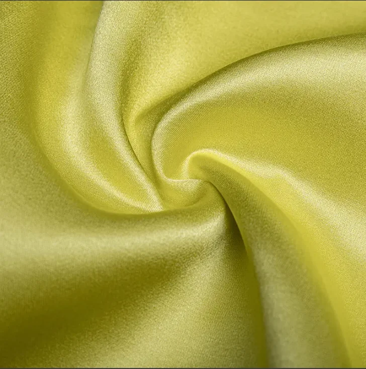 OEKO TEX 100 6A Grade Pure 100% Mulberry Silk 16 19 22MM 114cm 140cm width Plain Dyed Charmeuse satin fashion fabric