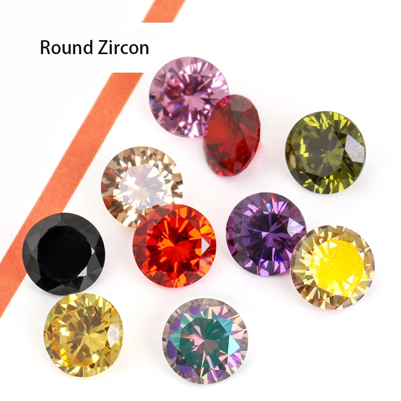 
Loose Rhinestones Machine Cut Diamond Shape Zircon Faceted Cutting Rhinestones Cubic Zirconia Beads Princess For Ring Necklac 