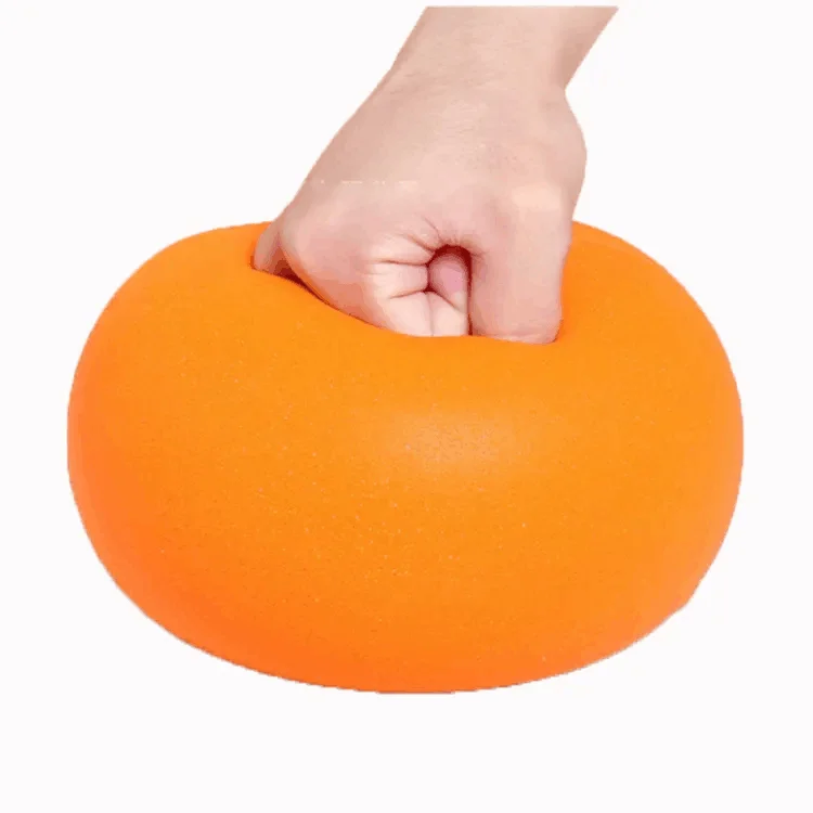 Factory Custom Soft Silent Basketball Sponge Toy Ball Sports Foam Basketball Silent Bouncy Foam Ball
