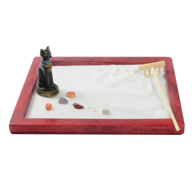 Santa Claus Hand Painted Resin Craft Christmas Gifts Home Garden Decoration Zen Garden Kit Indoor