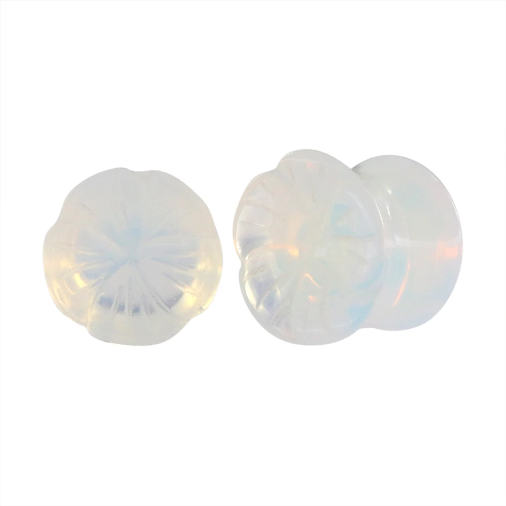 Good Quality Wood Tunnel Body Jewelry Stretcher Expander Plug 2G Earring For Woman Man Wooden Gauge 00G Stone Ear Piercing