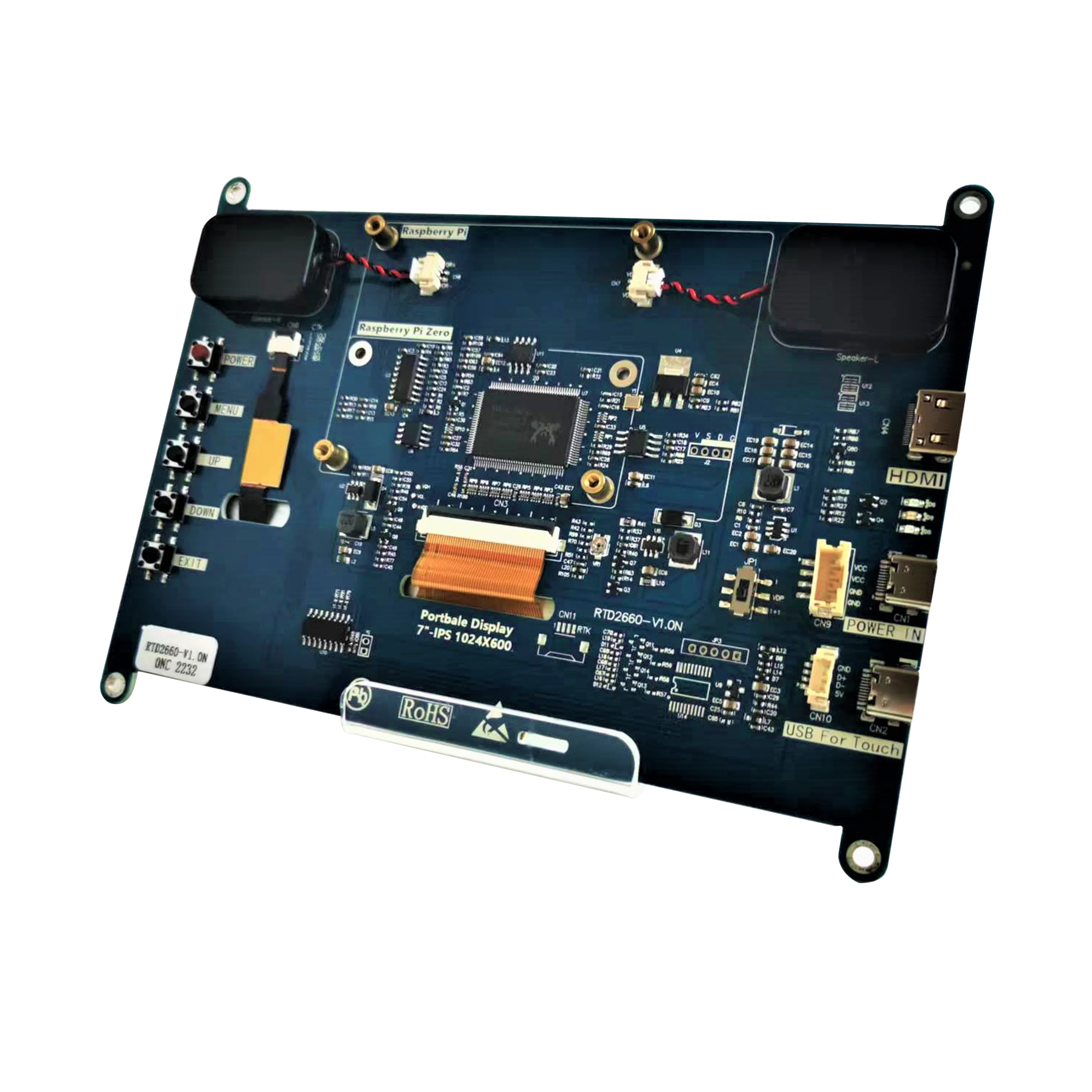 Raspberry pie TFT LCD display module Touch Module 7 inch 1920x1080 usb with speaker capacitive touch