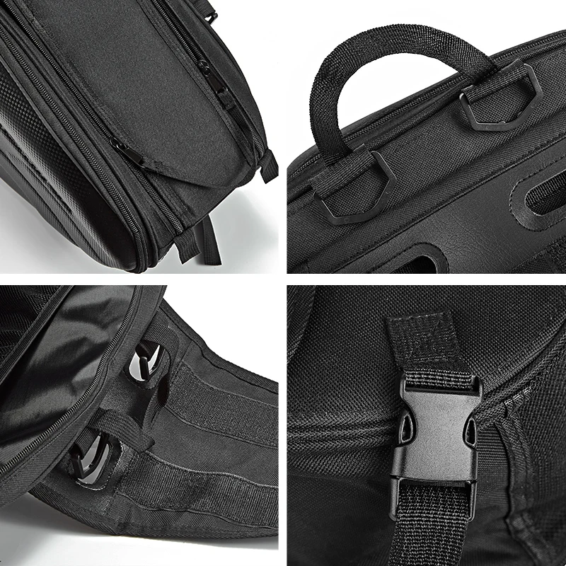 Moto Helmet Travel side Bags Waterproof Motorcycle Saddle Fuel Tank bag Saddle Side Bag Tail Luggage Suitcase