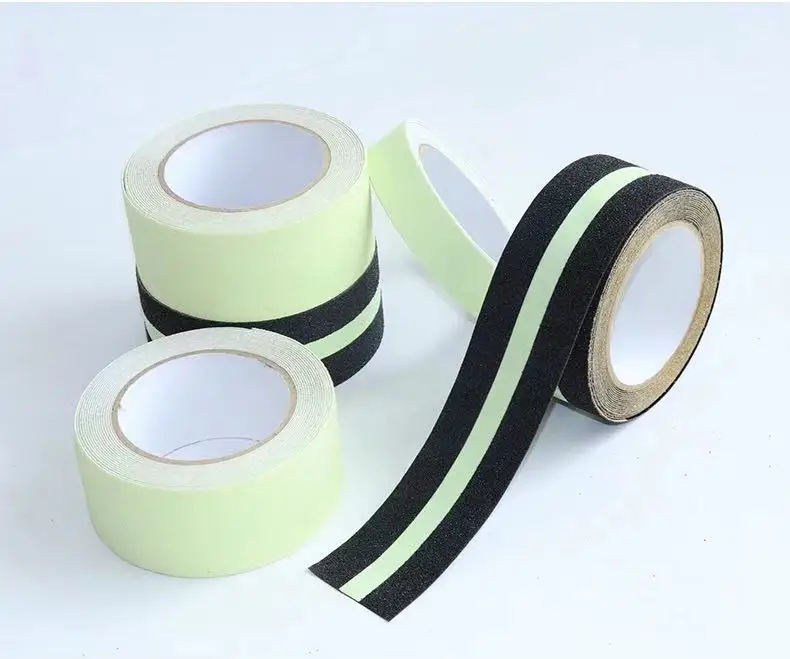 Glow In Dark PVC Waterproof Custom Size Adhesive Friction Anti-slip Tape