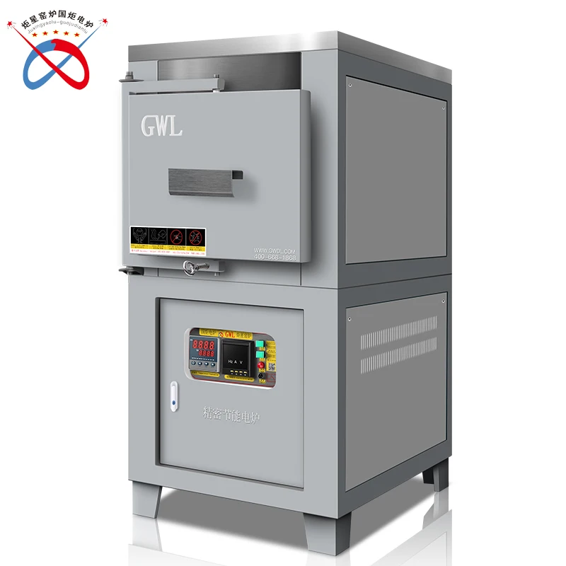 1400c china factory price ceramic fiber made electric chamber muffle furnace