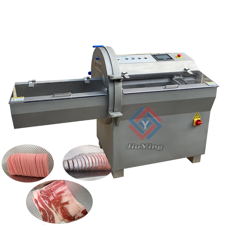 High Efficiency JY-21K Fish Slicer Bacon Cutting Sausage Machine Commercial Ham Meat Slice Cutter