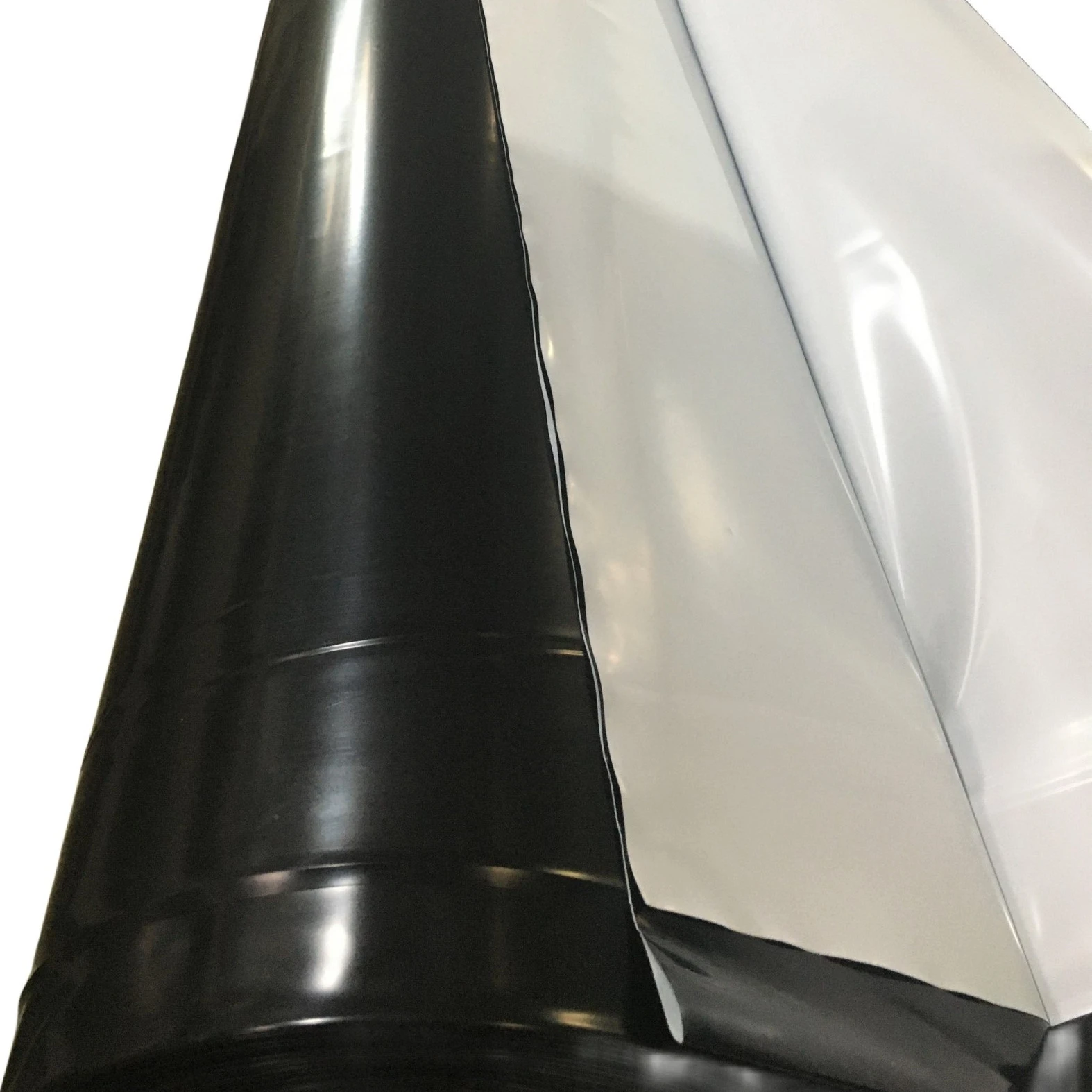 UV stabilized white and black blackout LDPE panda plastic foil film for maize corn silage bales animal feed grain storage cover