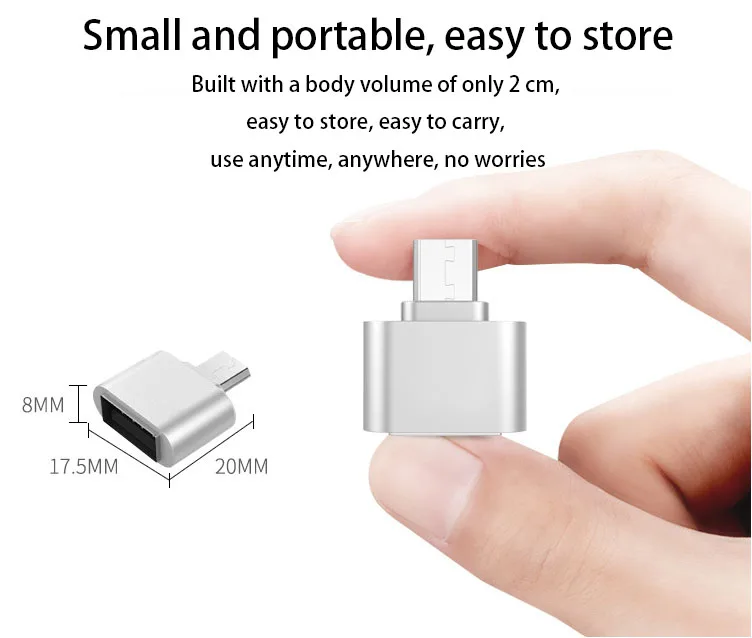 Оптовая продажа адаптер OTG для мобильного телефона USB Micro-USB