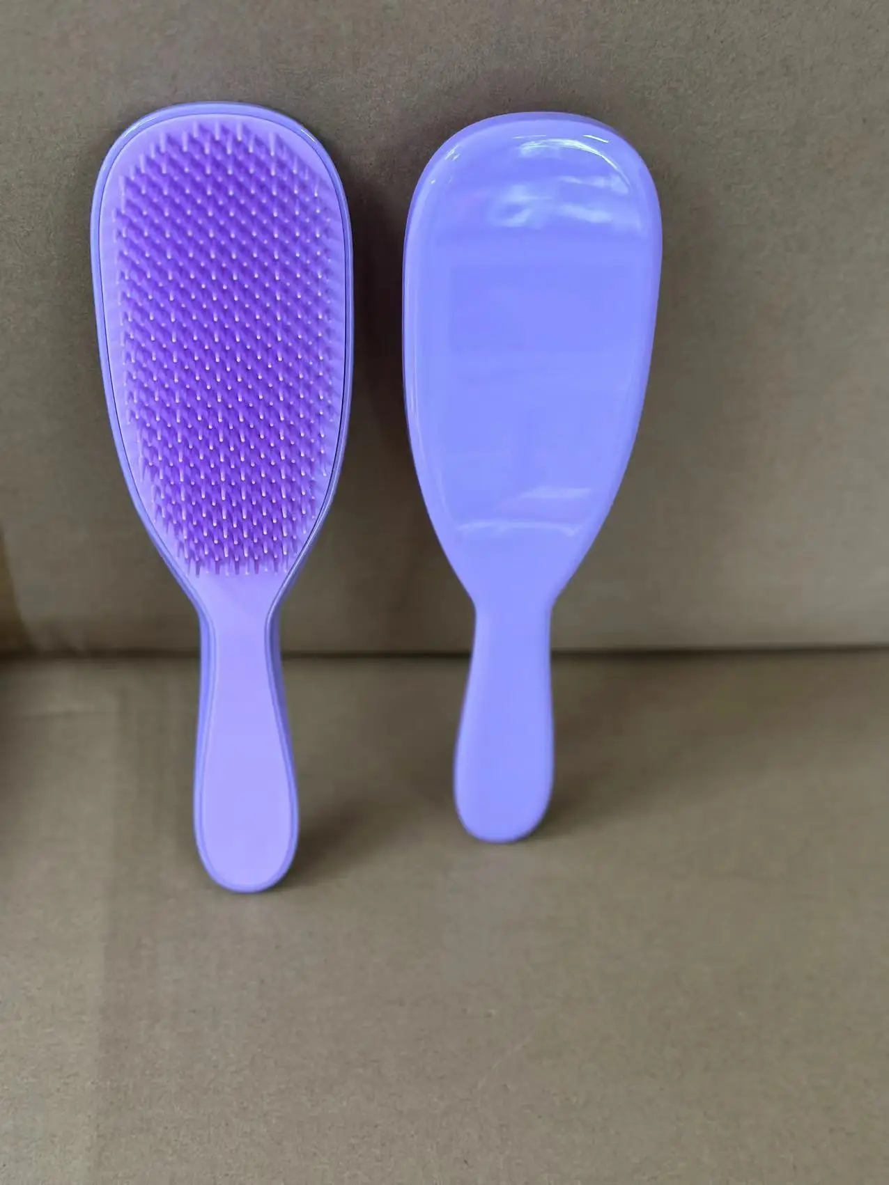 Three-Tiered Bristle Detangling Plastic Brush For Curly Hair  Plastic Hair Detangler Brush Detangling Hair Brush Comb Low Price