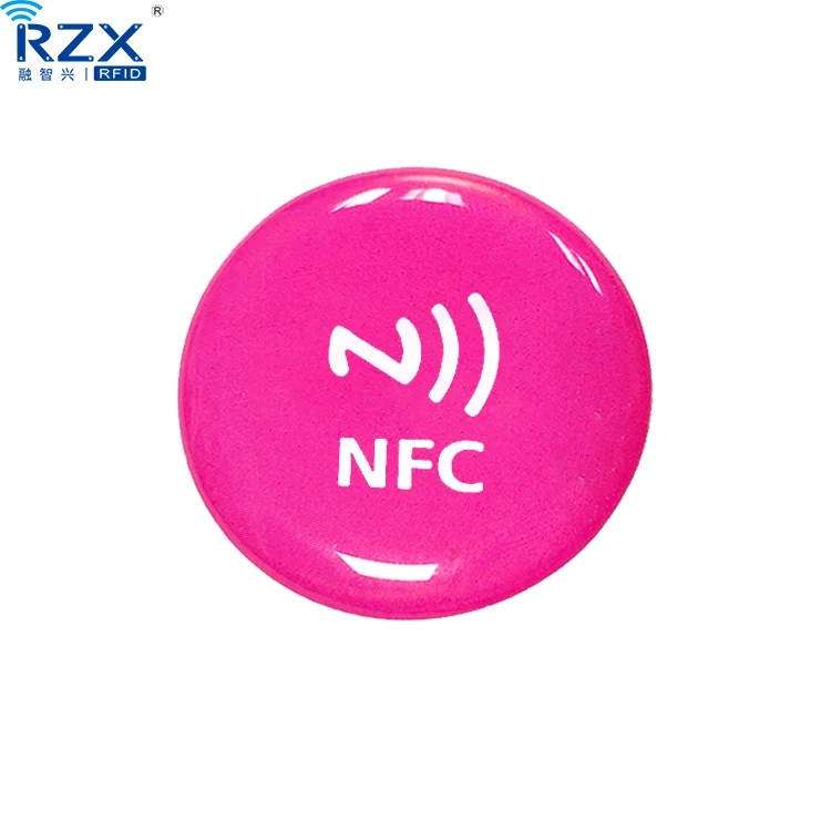  Горячая Распродажа метка с голограммой в социальных сетях NFC-метка водонепроницаемая эпоксидная наклейка NFC для обмена контактной