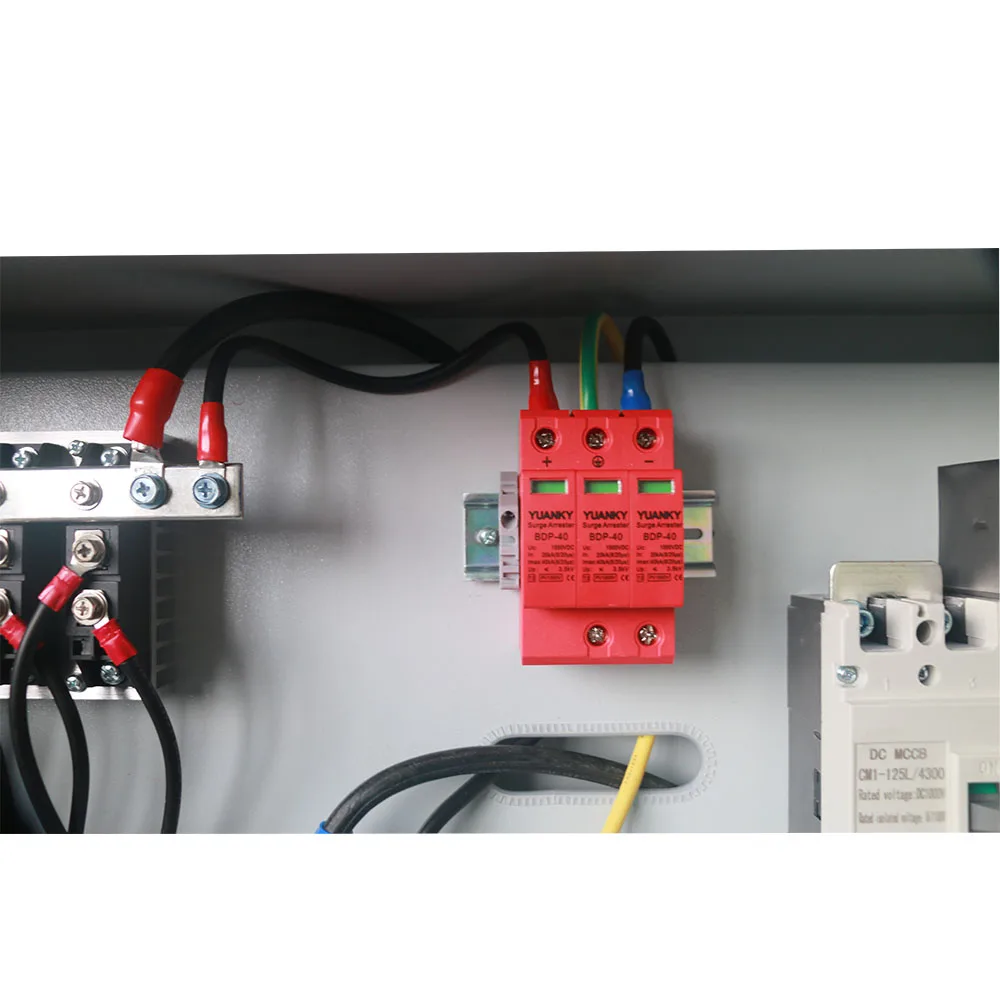 PV Array Combiner Box 1000V 1500V 4 6 8 10 12 14 16 Strings In 1 Output Solar Panel Junction Distribution  Box For Solar System