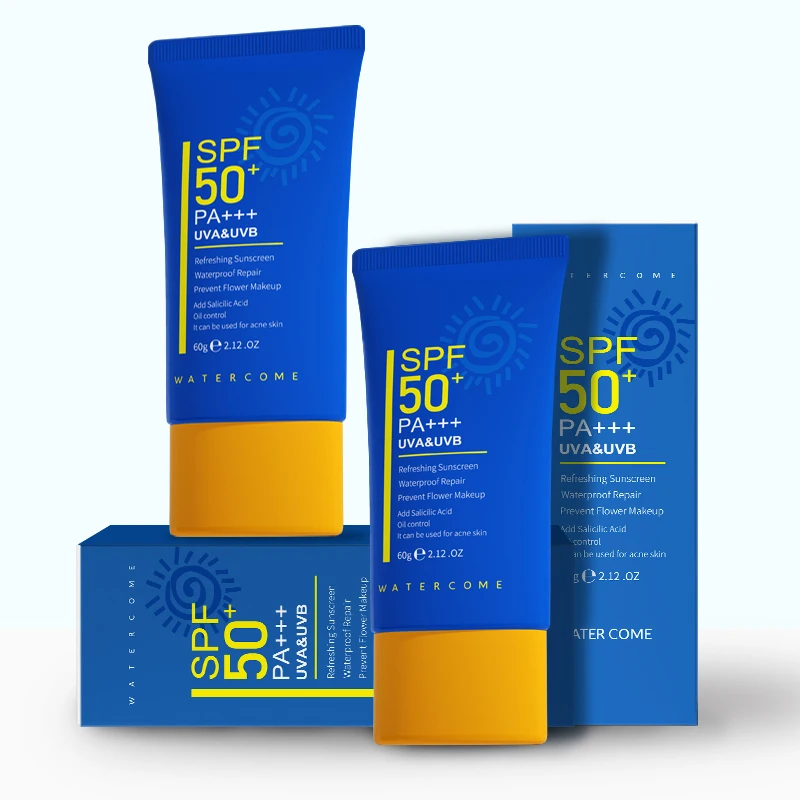 OEM private label korean sunscreen lotion cream Long lasting tone up Organic facial Sunblock SPF 50 Sunscreen