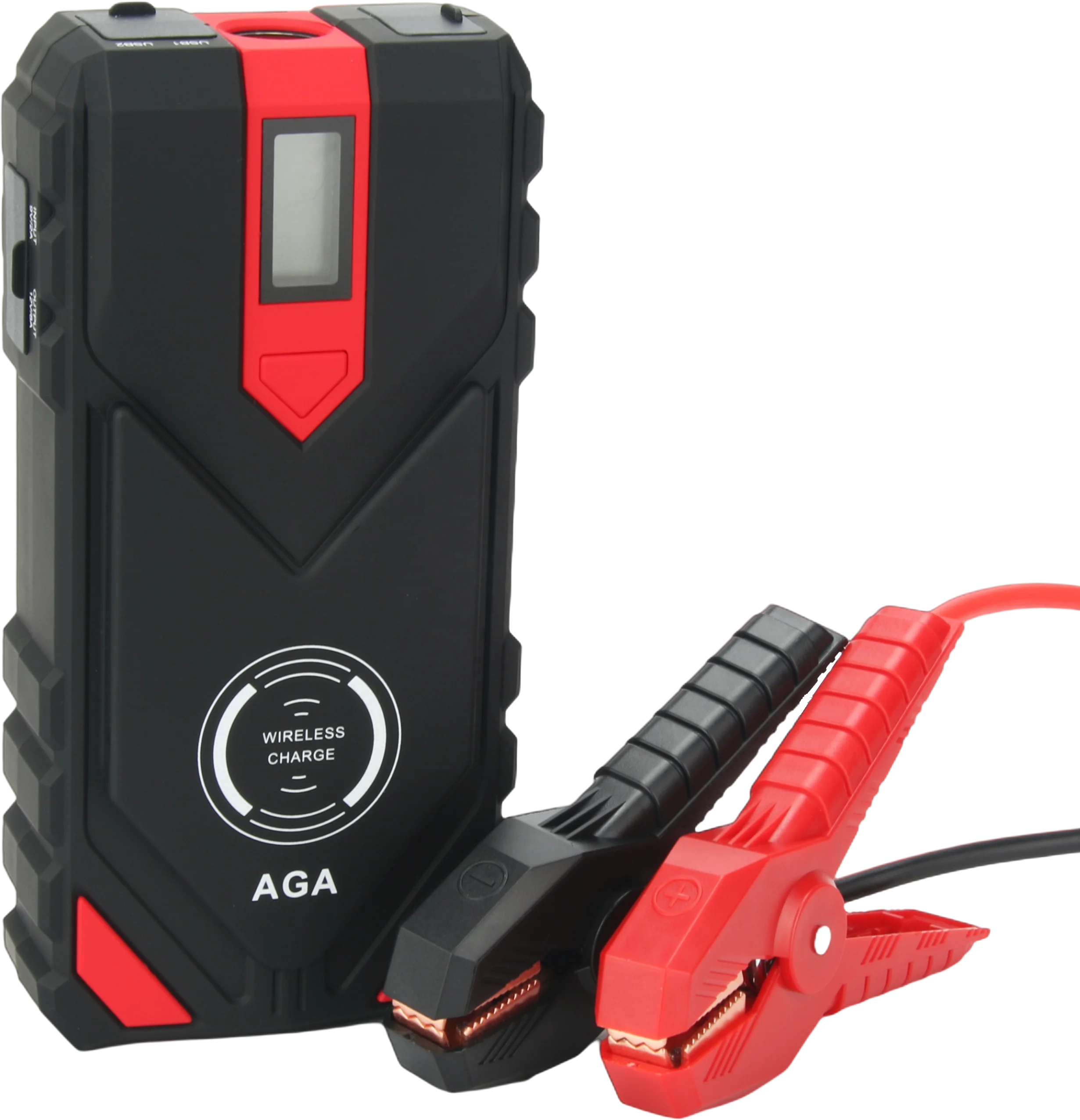 Hot Selling 12000 mah Portable Wireless Charging Car Jump Starter Power Bank