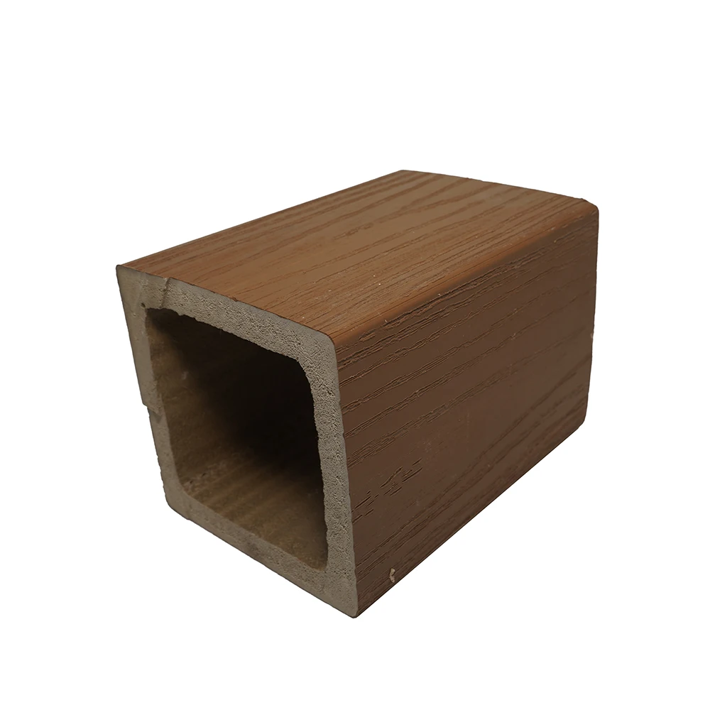 Factory price Outdoor Balustrades  PVC Handrails WPC Decorative  Rafter Armrest Landscape Park Garden