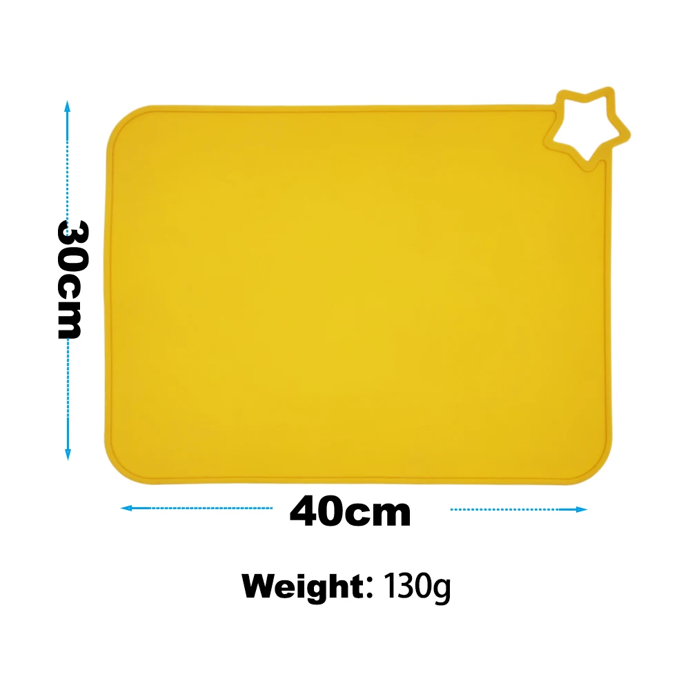 Food Grade Toddler Placemat Customized Pure Silicone Table Placemat Kids