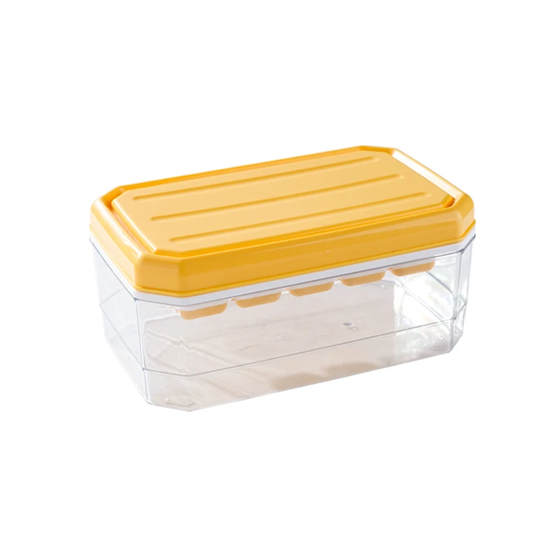 2023 New arrival  dustproof and storage press ice cube box for fruit cold drinks homemade