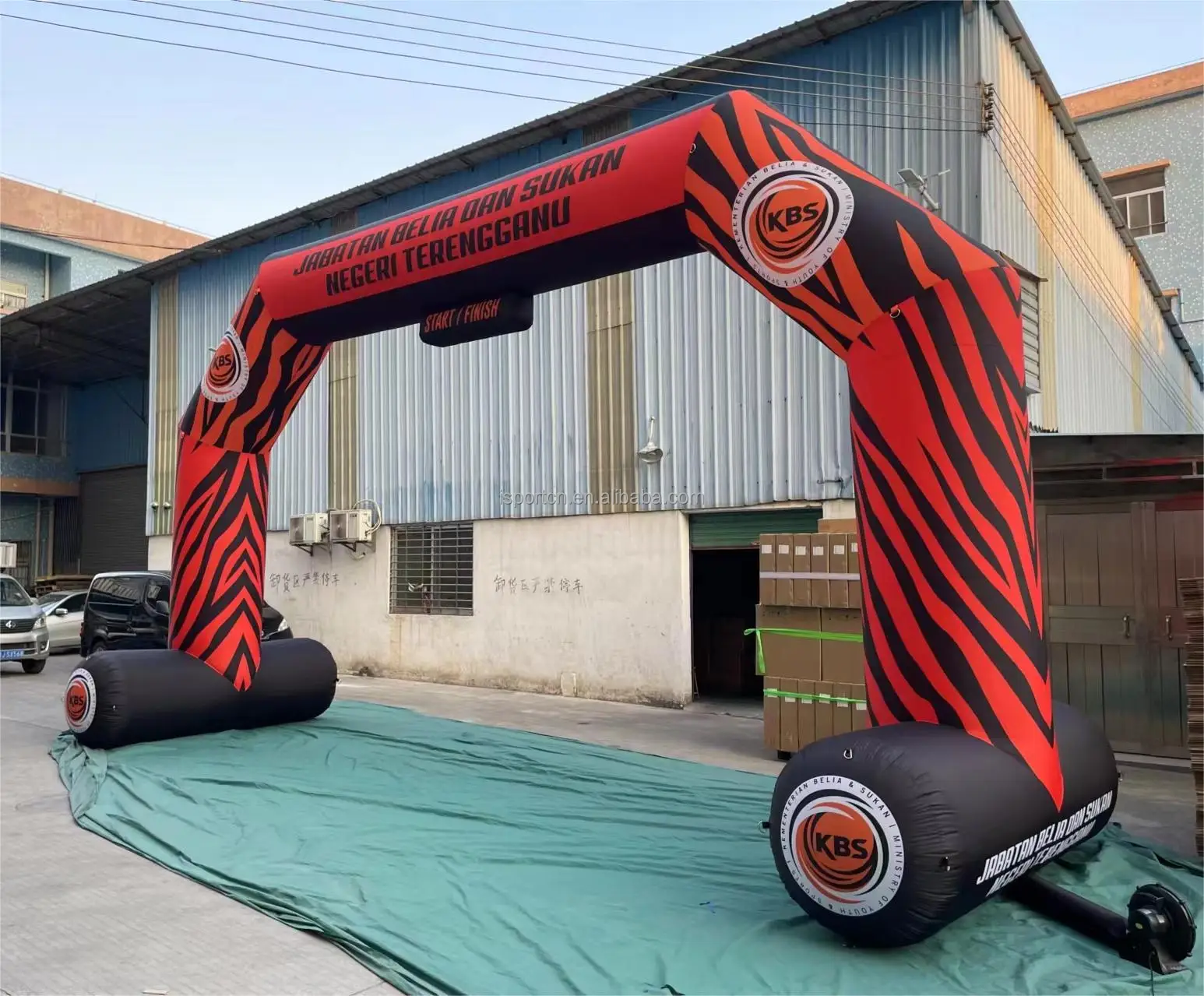 Professional Export Manufacturer Advertising Running Events Custom Logo Printing Arch Gate Inflatable Race Arch