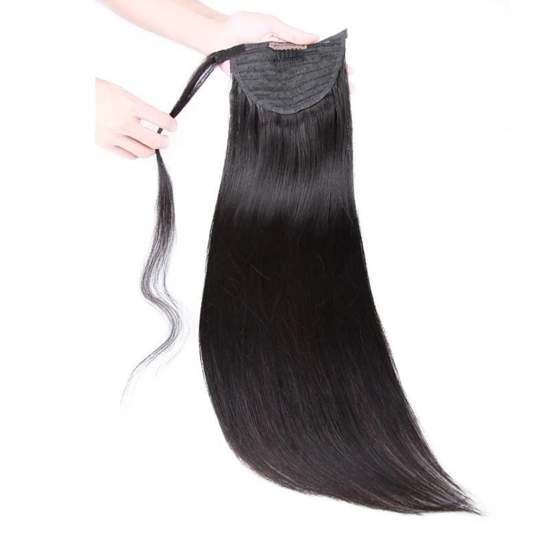 malaysian clip in hairpieces grey brazilian long virgin curly weave afro kinky straight drawstring human hair ponytail extension
