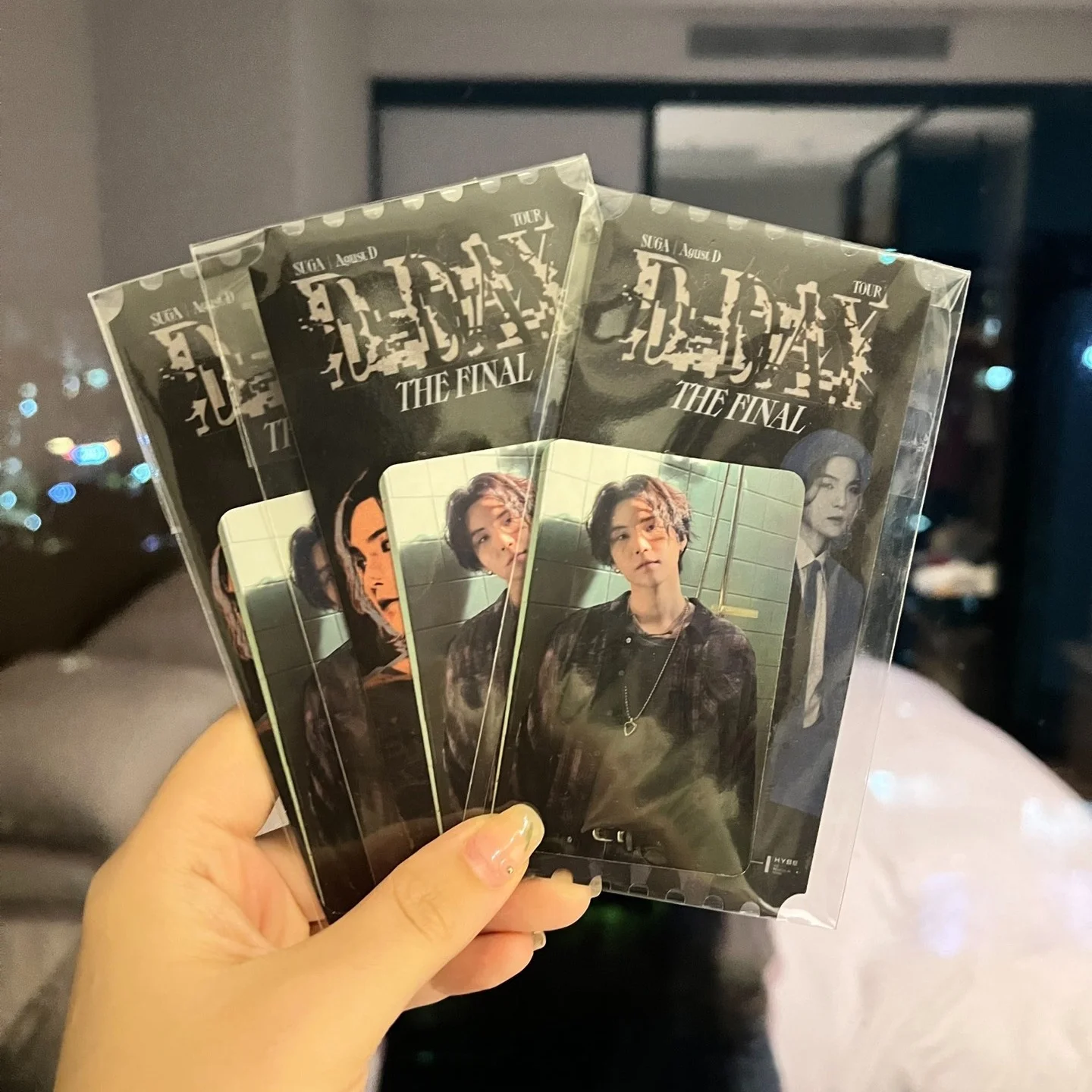 Custom Double sides printed laser Creative Personalized idol design Concert Event kpop photocard Paper Tickets as gift