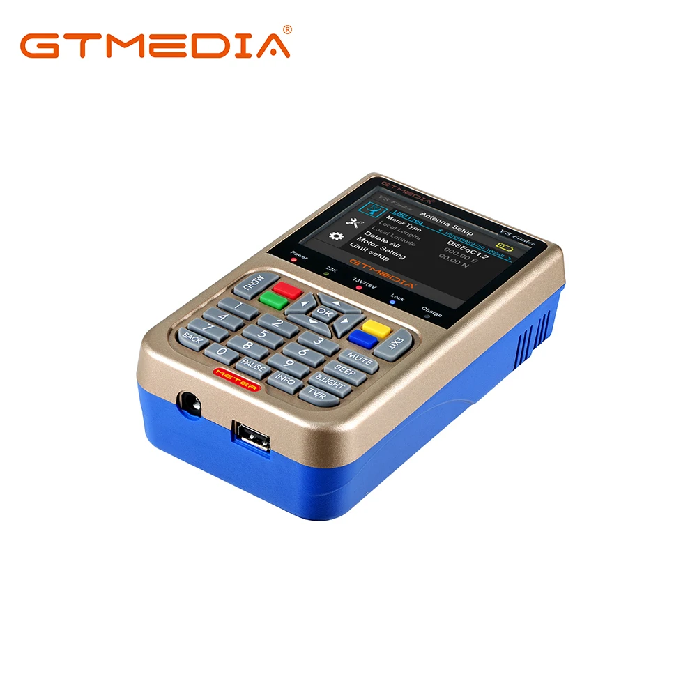Factory original GTMedia Freesat v8 dvb-s2/s2x satellite finder meter with spectrum analyzer new version H.264