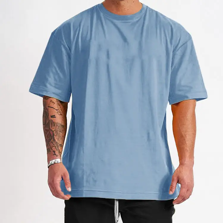 Clothing Manufacturers Custom T Shirt Mens Graphic Tee Heavyweight 100% Cotton Plus Size Big T-Shirt Plain Oversized Tshirt