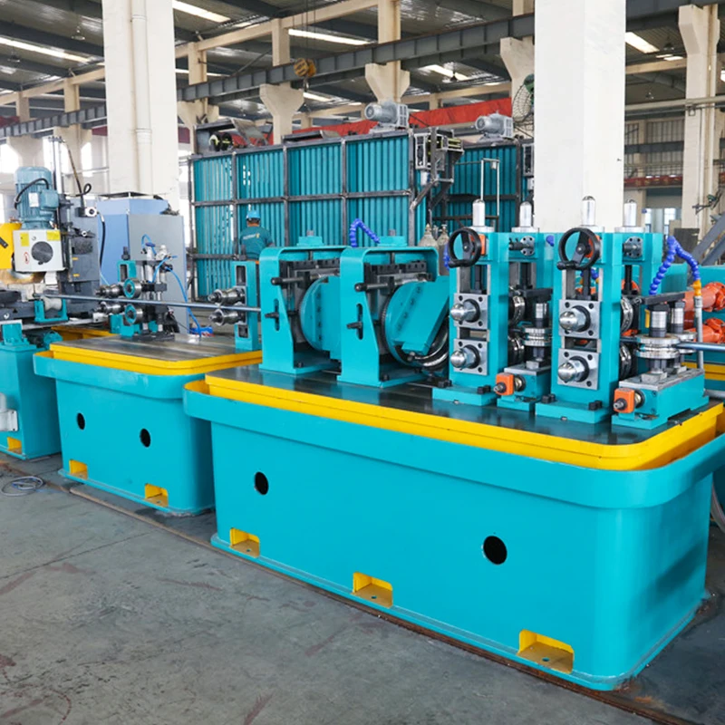 Nanyang factory customized high frequency precise erw tube mill pipe making machine ss pipe tube mill line