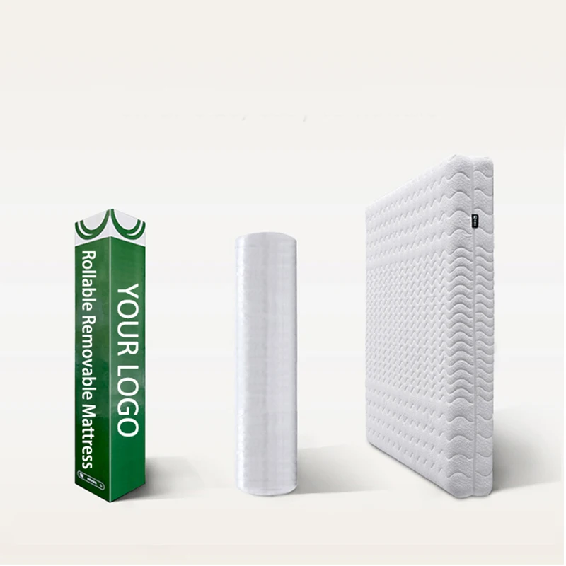2023 Hot Sale China Factory Adjustable Spring Mattress Detachable Removable Rolled Up Matttess Hotel Home Bedroom Knitted Fabric