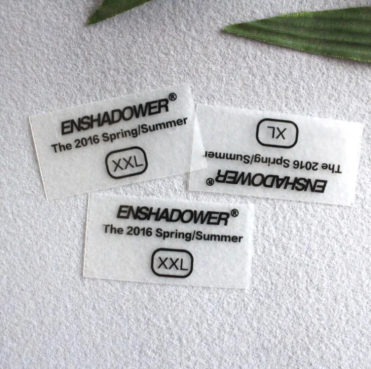 China Suppliers Custom Heat Transfer Labels For Clothing