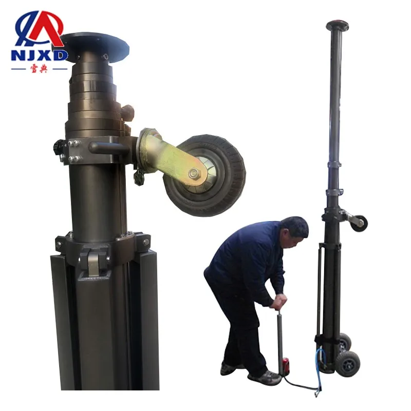XD1069  Detachable wheels with tripod pneumatic telescopic mast