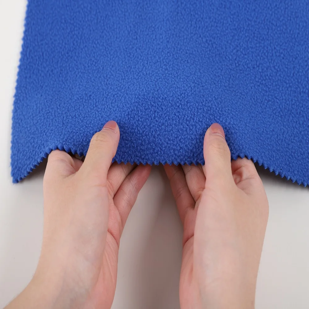 Hot Knit Heavy Weight Brush Back Anti-Pilling Polar 100% Cotton Fleece Fabric