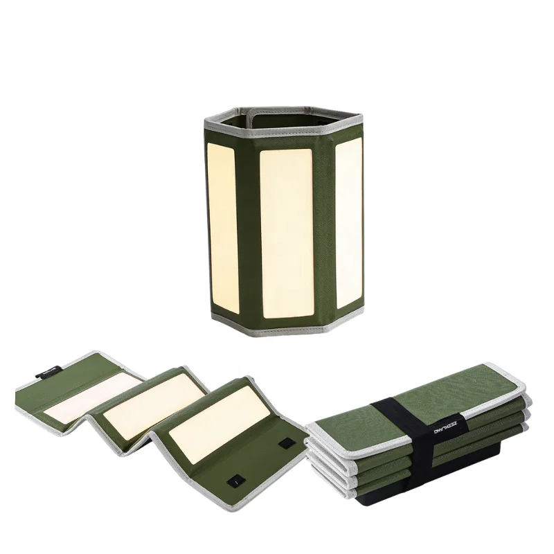 Camp Light Lantern Tent Camping Table Solar Power Bank USB Charging for Outdoor
