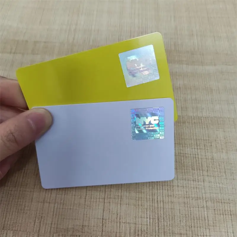 Custom hologram logo credit card size pvc ID card printing