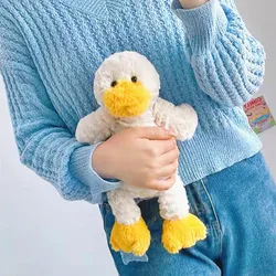 30cm Cute baby kids gifts farm yard plush duck lifelike stuffed animal small yellow soft toy duck doll