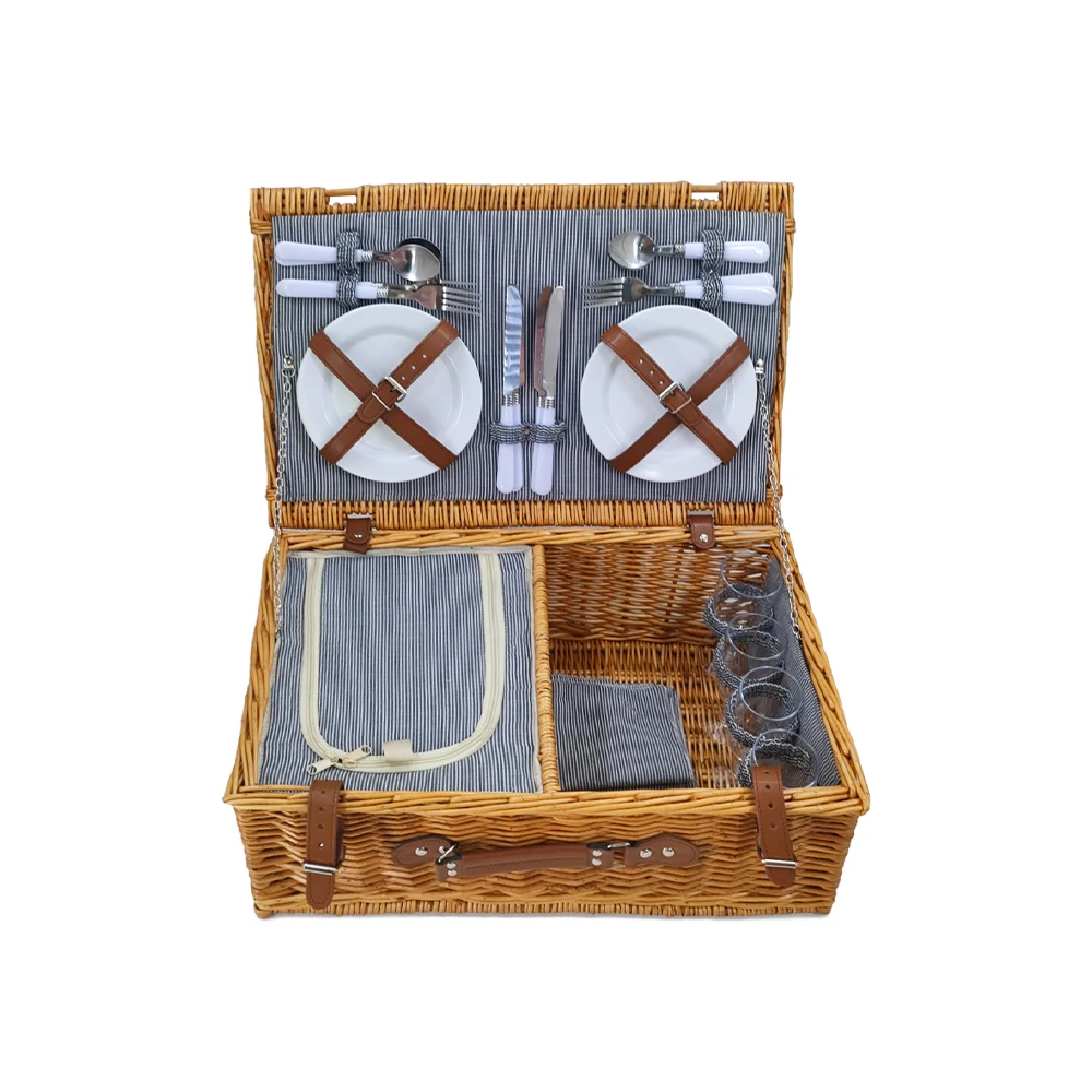 JY Supplies Kid Baby Decoration Natural Rattan Wine And Party Favors Australia Souvenir Food Storage Gift Wicker Picnic Basket