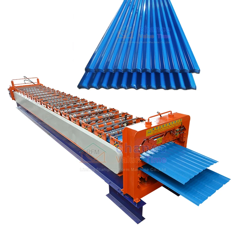 Double Layer Roll Forming Machine rollformers Metal Roofing Corrugated Steel Sheet Wall Panel tile making machine