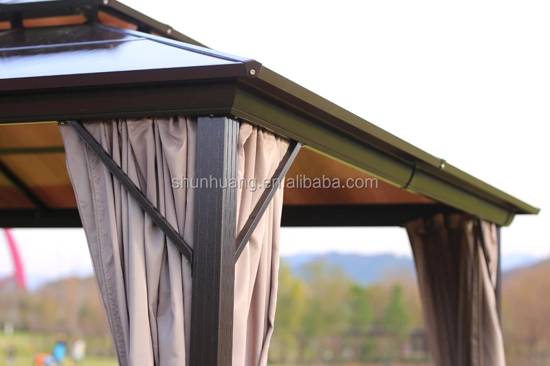 
Well design garden patio BBQ gazebo pavilion with mosquitoes net 3096 