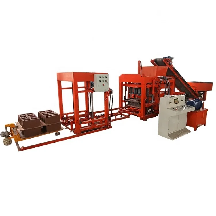 2025 Model QTJ4-18 Fully Automatic Cement Block Machine High Quality With Core Components Engine Motor PLC New Condition