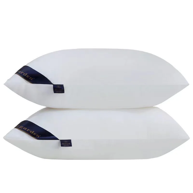 Luxury Hotel Home Comfortable Fluffy Polyester Fiber Silk Down Alternative Sofa Throw Sleep Memory Foam Bed Pillow